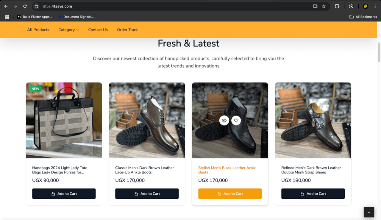 Tasy Ecom (U) Ltd screenshot